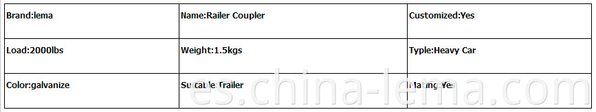 trailer coupler